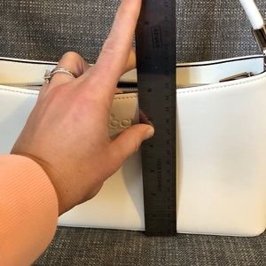 White Leather Bag-Gucci